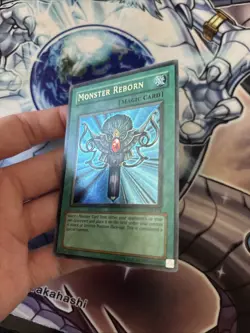 (58) Monster Reborn (Magic) LOB-118 Unlimited Ultra Rare Yu-Gi-Oh Card LP - Image 3