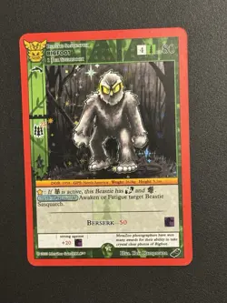 MetaZoo 2023 Black Friday Promo Card - Bigfoot - Full Holo - Image 1
