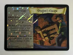 Harry Potter TCG Dragon's Escape #4/116 Rare Foil Card Base Set Holo MP - Image 1