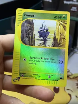Pineco 85/144 Skyridge 2003 Reverse Holo E-Series Vintage Pokemon Card TCG - Image 3