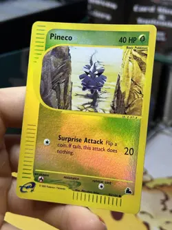 Pineco 85/144 Skyridge 2003 Reverse Holo E-Series Vintage Pokemon Card TCG - Image 5