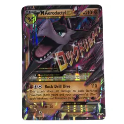 Pokemon Jumbo Oversized Card M Aerodactyl EX XY98 - Image 1