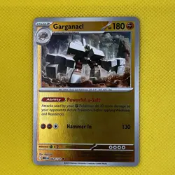 Garganacl 084/132 UnCommon Reverse Holo Mega Evolution Pokemon Card NM - Image 1