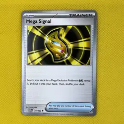 Mega signal 121/132 UnCommon Item Mega Evolution Pokemon Card NM - Image 1