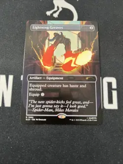 Secret Lair Lightning Greaves x1 Magic Cards MTG Spider-Man - Image 1