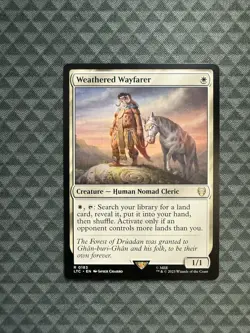 MTG Weathered Wayfarer #0183 Rare Commander: The Lord of the Rings (LTC) - Image 1