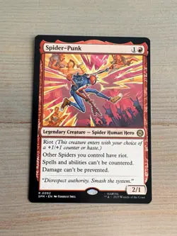 Spider-Punk - 92 - MTG: Marvel’s Spider-Man: Eternal-Legal - Rare - Regular - Image 1