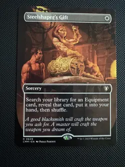 MTG Steelshaper's Gift Borderless - Commander Masters #629 NM - Image 1