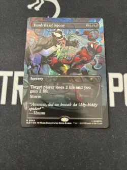 Foil Secret Lair Tendrils Of Agony x1 Magic Cards MTG Spider-Man - Image 1