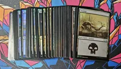 324 Magic the Gathering FOIL Basic Lands MTG Plains Island Swamp Mountain Forest - Image 3