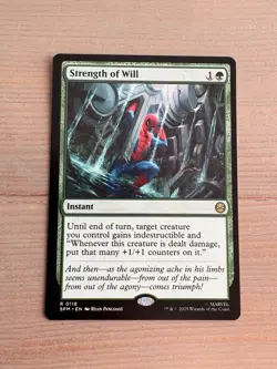 Strength Of Will - 118 - MTG: Marvel’s Spider-Man: Eternal - Rare - Regular - Image 1