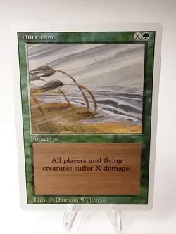 MTG - 3rd Edition - Revised - Hurricane - Uncommon - LP+ NM - Image 1