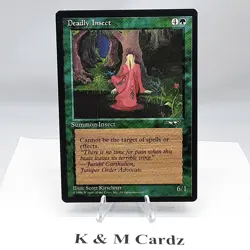MTG - Alliances - Deadly Insect (Red Robe) - Common - LP - Playset x4 - Image 1