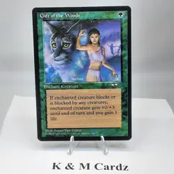 MTG - Alliances - Gift of the Woods (Girl/Lynx) - Common - LP - Image 1