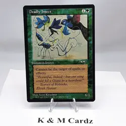 MTG - Alliances - Deadly Insect (Bird) - Common - LP - Playset x4 - Image 1