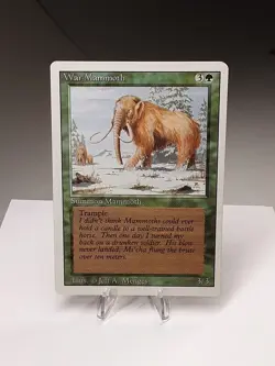 MTG - 3rd Edition - Revised - War Mammoth - Common - LP+ NM - Image 1