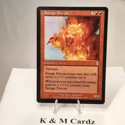 MTG - Odyssey - Savage Firecat - 218/350 - Image 1