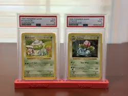 Pokemon Shadowless Bulbasaur and Ivysaur Combo PSA 9 Mint 30/102 44/102 Base Set - Image 1