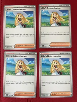 Lillie’s Determination 119/132 Pokemon Mega Evolution 4x Playset - Image 1