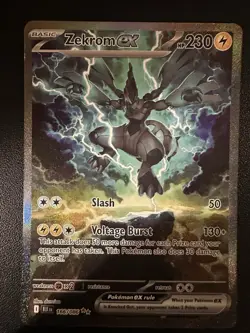 Zekrom ex 166/086 Black Bolt Special Illustration Rare Pokemon TCG NM - Image 1