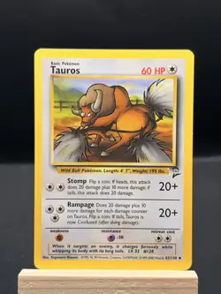 Tauros 47/64 1st Edition Regular Non Holo WoTC Pokemon Jungle Set English - Image 1