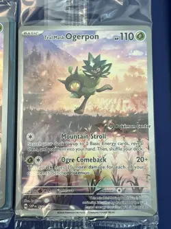 2024 POKEMON TWM POKEMON CENTER ETB PROMO SVP #123 TEAL MASK OGERPON Sealed - Image 2