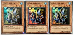 3 x HA05-EN036 Gishki Shadow - Super Rare Unlimited LP/NM YuGiOh Cards - Image 1