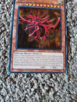 Yugioh Slifer The Sky Dragon LDK2-ENS01 LIMITED EDITION Ultra Rare Holo NM - Image 4