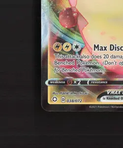 Morpeko VMAX 038/072 Shining Fates Ultra Rare Holo Pokemon Card NM - Image 5