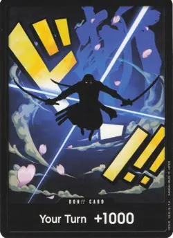 DON!! Card (Zoro) - Premium Booster # One Piece TCG - Image 1