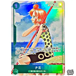 One Piece Card Game Nami EB02-017 3nd Anniversary Complete Guide Promo - Image 1