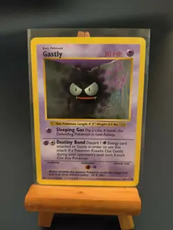 Shadowless Gastly 50/102 Vintage 1999 WotC Base Set Pokemon Card LP - Image 1
