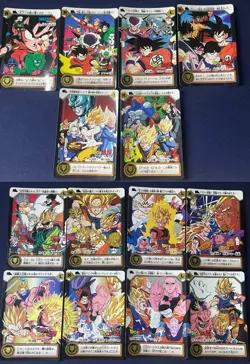 Lot of 14 Dragon Ball Z PP Card LR Series Japan Vintage Goku - Image 1
