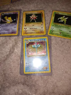 VTG Pokemon Card Lot Team Rocket 1996 Rare Collectible Vintage Holo Gym Heroes - Image 4
