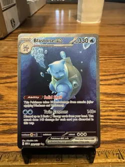 Blastoise ex 200/165 Sv: Scarlet & Violet 151 Holo Pack Fresh Card - Image 1