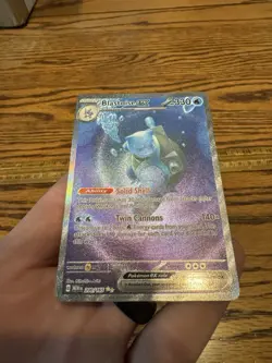 Blastoise ex 200/165 Sv: Scarlet & Violet 151 Holo Pack Fresh Card - Image 2