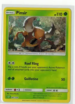 Pinsir CLV 007/034 NM English Pokemon Card TCG Classic Collection Near Mint - Image 1