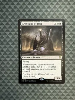 MTG Archfiend of Ifnir #0086 Rare Commander: Aetherdrift (DRC) - Image 1