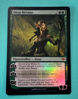 Foil - Nissa Revane - Zendikar - MTG - Magic the Gathering - Foil - Image 2
