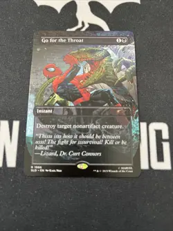 Secret Lair Go For The Throat x1 Magic Cards MTG Spider-Man - Image 1
