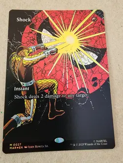 Shock - #27 Foil (Borderless) Spider Man Marvel Universe Eternal-Legal - Mtg - Image 1