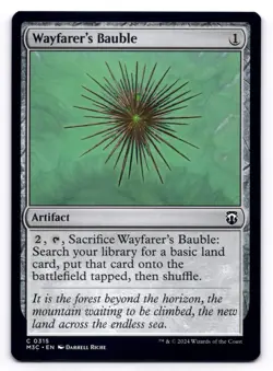 Wayfarer's Bauble NM Commander: Modern Horizons 3 0315 MTG Regular - Image 1
