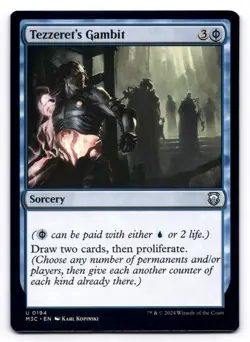 Tezzeret's Gambit NM Commander: Modern Horizons 3 0194 MTG Regular - Image 1