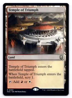 Temple of Triumph NM Commander: Modern Horizons 3 0392 MTG Regular - Image 1