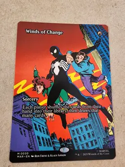 Winds of Change - #30 (Borderless) Spider Man Eternal-Legal Regular - Mtg - Image 1