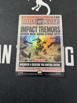 Foil Secret Lair Impact Tremors x1 Magic Cards MTG Spider-Man - Image 1