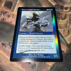 MTG Foil Raven Guild Master (Scourge) - Near Mint - Rare Wizard - Image 1