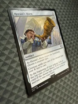 MTG Herlad’s Horn #0280 Uncommon Commander: The Lord of the Rings (LTC) - Image 2
