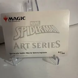 Spectacular Spider-Man (Black) Art Card 52/54 MTG Marvel's Spider-Man - Image 2