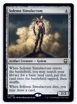 Solemn Simulacrum NM Commander: Modern Horizons 3 0306 MTG Regular - Image 1